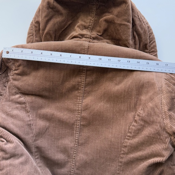 L.E.I Corduroy Sherpa Lined Jacket Light Brown Size Medium - Picture 11 of 14